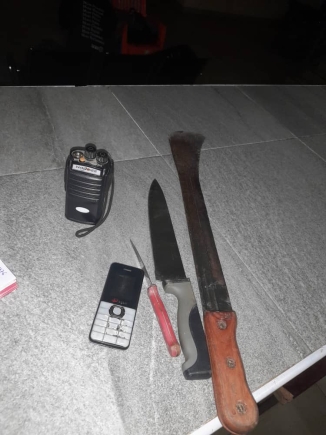 Kasoa: Police grab 4 criminals for blocking road to attack residents [VIDEO]