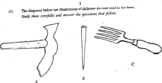 Ambiguous diagram for BECE Integrated Science Examination Ambiguous diagram for BECE Integrated Science Examination
