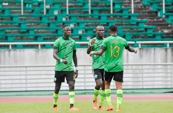 Dreams FC players celebrating their goal against Milo FC during last Saturday’s game Dreams FC players celebrating their goal against Milo FC during last Saturday’s game