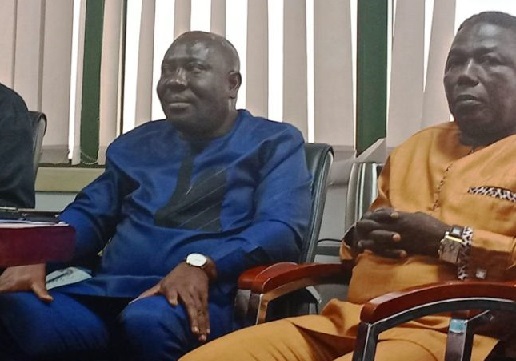 Vincent Odotei Sowah (left) and Alhaji Akanbi have been criticised by Hearts fans in recent times