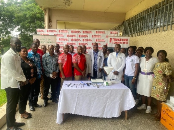 Tropical Cables supports Korle Bu Surgical Unit with new Uroflow machine