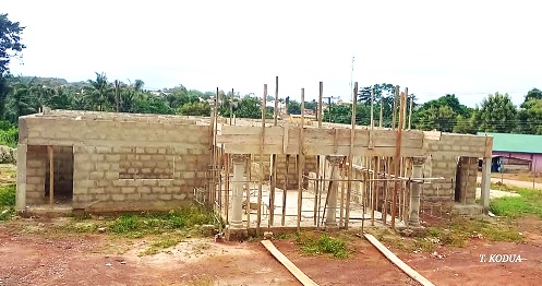 The ongoing Accident and Emergency Centre at the Dormaa West District Hospital