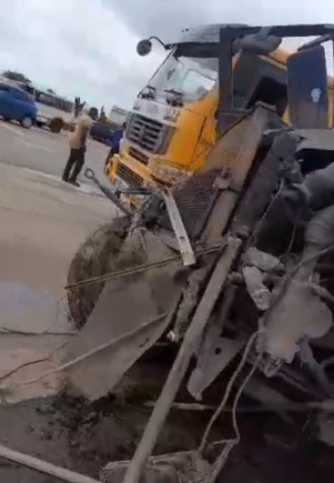 The Accra-Tema toll booth accident which claimed one life [VIDEO]