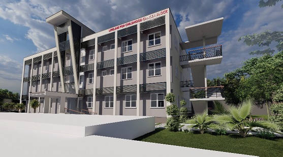 An artist’s impression of the multi-purpose 40-bed oncolgy project