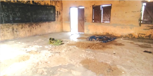 The previous bad state of one of the classrooms