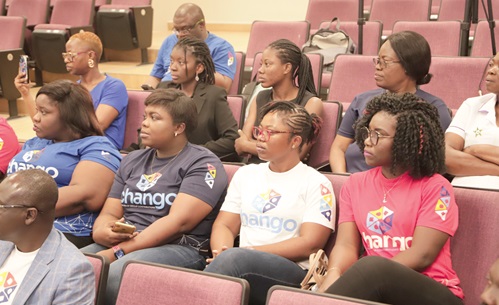 Participants in the media briefing