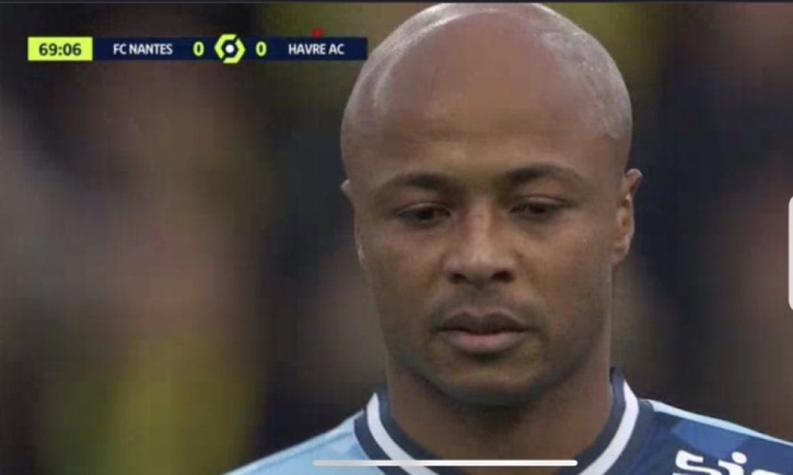 Dramatic debut for Andre Ayew as Ghana captain sent off for Le Havre in minutes Dramatic debut for Andre Ayew as Ghana captain sent off for Le Havre in minutes