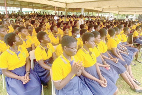  Students of the Oyoko Methodist SHS at Oyoko