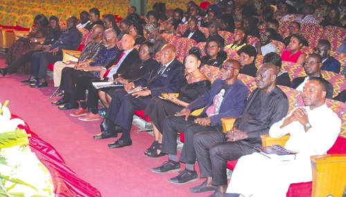 Some dignitaries at the service. Pictures: ERNEST KODZI