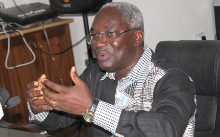 Kodjo Esseim Mensah-Abrampa (right), Director-General, National Development Planning Commission, briefing the press. Picture: ESTHER ADJORKOR ADJEI Kodjo Esseim Mensah-Abrampa (right), Director-General, National Development Planning Commission, briefing the press. Picture: ESTHER ADJORKOR ADJEI
