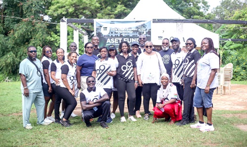 Some members of the 1999 year group of the Old Achimotans Association (OAA) after the launch Some members of the 1999 year group of the Old Achimotans Association (OAA) after the launch