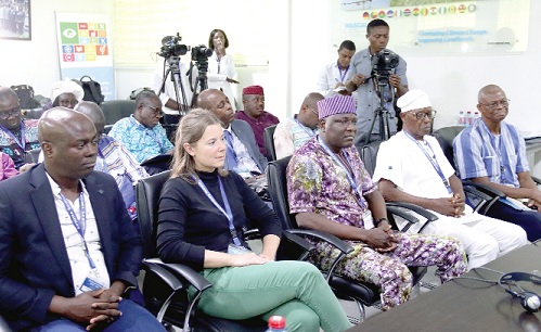 Some participants in the press conference
