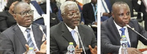 Justice Henry Anthony Kwofie. Pictures: NANA KONADU AGYEMAN, Justice Yaw Asare Darko , Justice Richard Agyei Frimpong Justice Henry Anthony Kwofie. Pictures: NANA KONADU AGYEMAN, Justice Yaw Asare Darko , Justice Richard Agyei Frimpong
