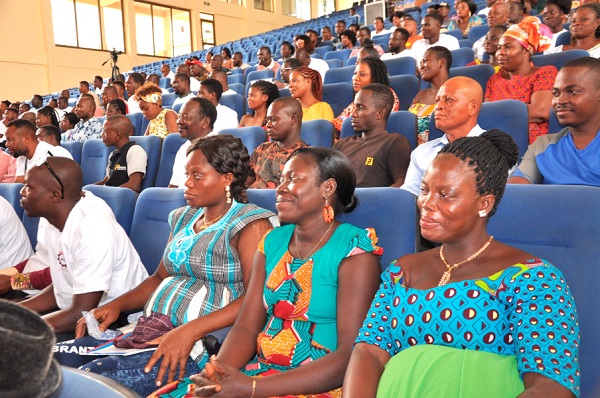 A section of the trainees