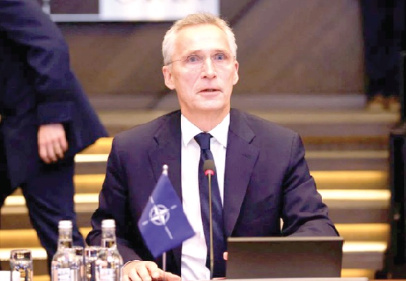 • Jens Stoltenberg — NATO Secretary General US, NATO pledge more arms to Ukraine