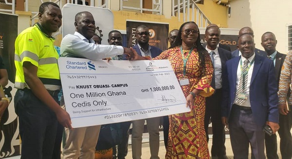 AGA donates GH₵1m to KNUST Obuasi campus AGA donates GH₵1m to KNUST Obuasi campus