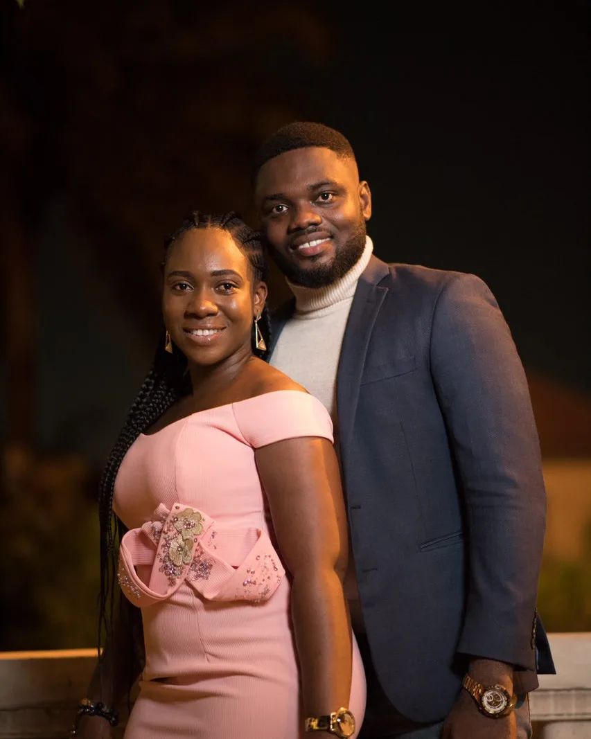 Gospel singer Kofi Owusu Peprah and wife
