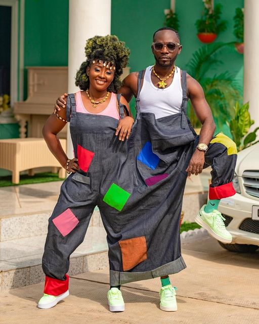 Okyeame Kwame and wife