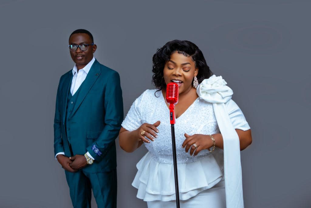 Celestine Donkor and hubby