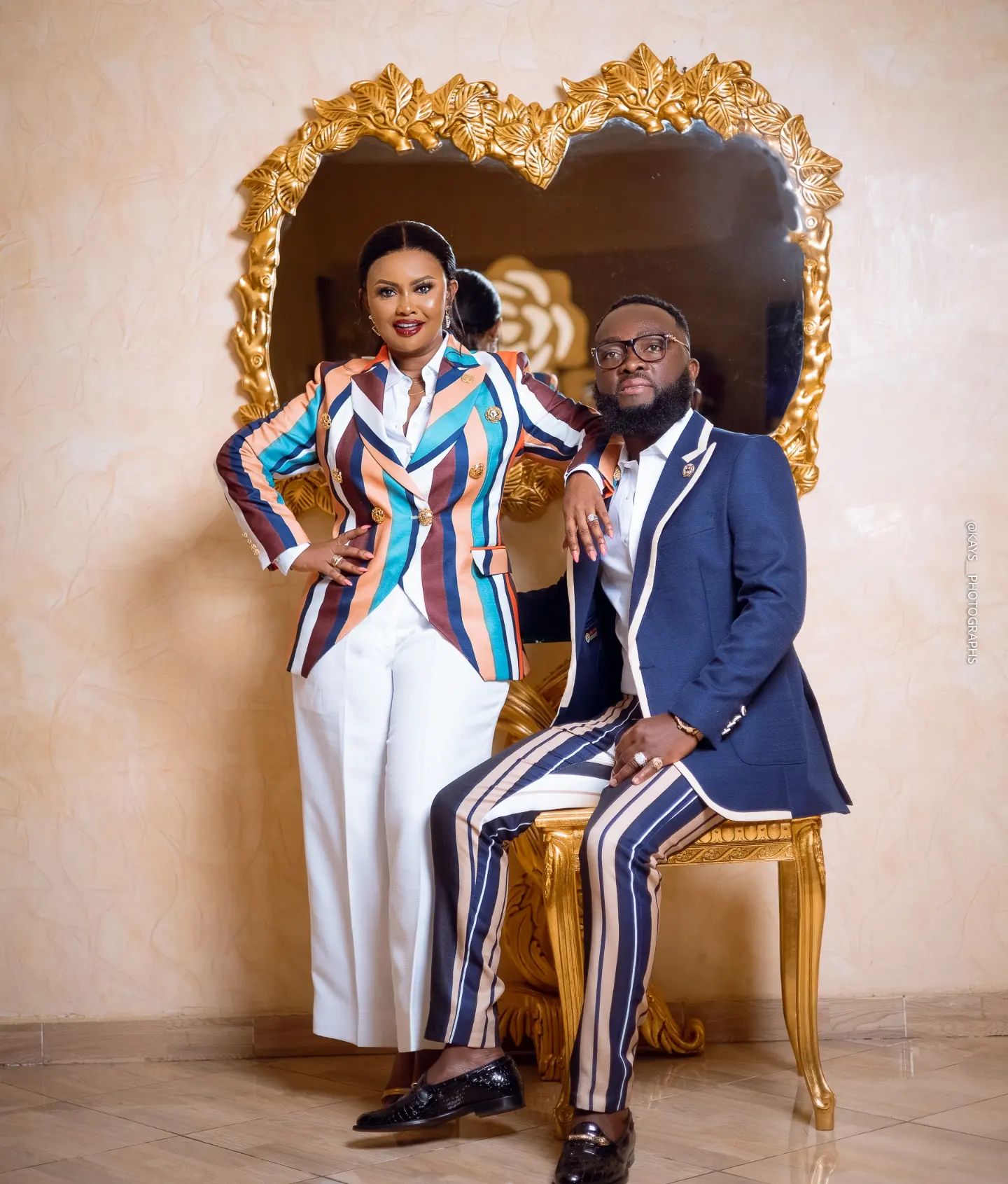 Actress Nana Ama McBrown and hubby