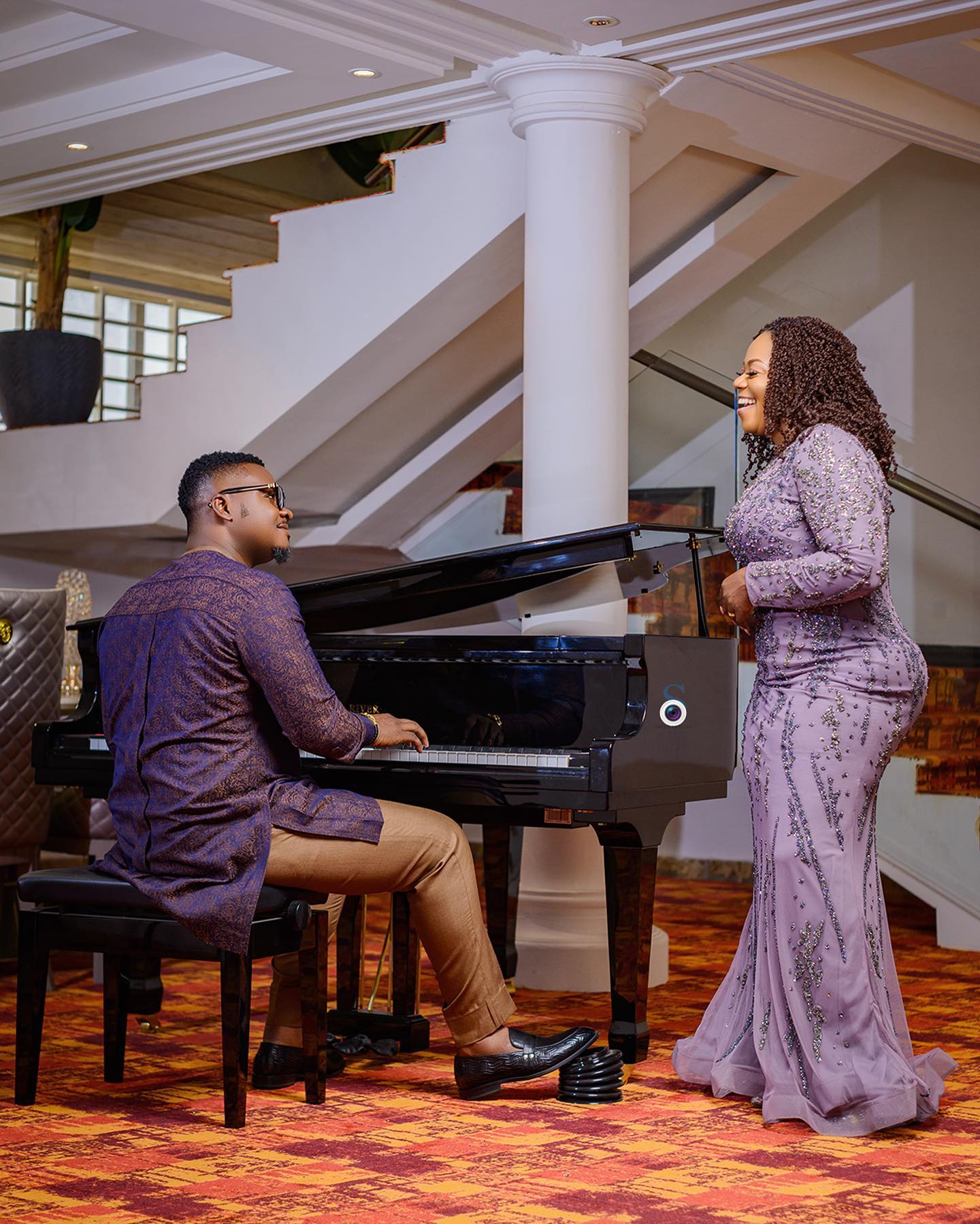 Songstress Piesie Esther and hubby