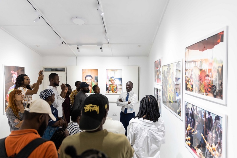 Some guests viewing the centre after the launch Dikan Centre to help build modernised African economy