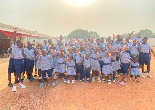 • Pupils of Potters Village Foster Home in their new school uniform Foundation provides school uniforms to Potters Village Home children