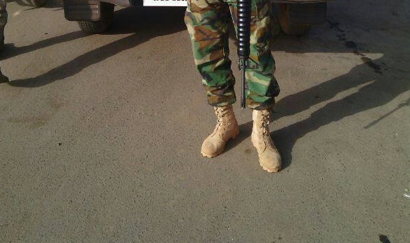 Man shot dead for attempting to snatch a military rifle Man shot dead for attempting to snatch a military rifle