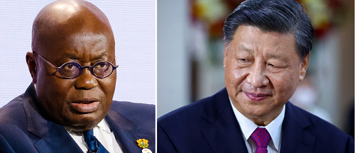 Nana Addo Dankwa Akufo-Addo and President Xi Jinping Nana Addo Dankwa Akufo-Addo and President Xi Jinping