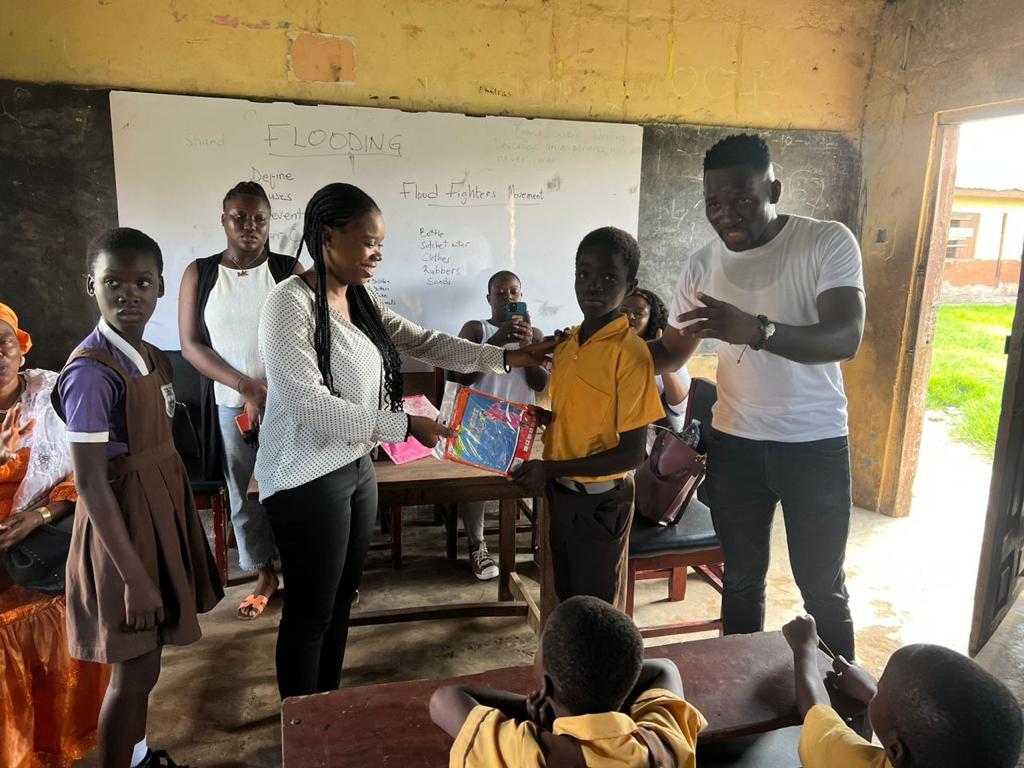 Flood Fighters Movement educate Baba Yara Basic schools pupils on ways to curb flooding Flood Fighters Movement educate Baba Yara Basic schools pupils on ways to curb flooding