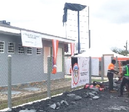 The washroom built for the Anyimadukrom community
