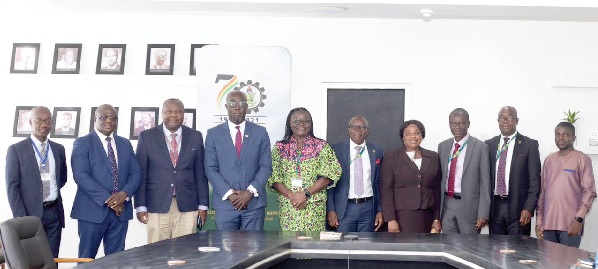 Management of KNUST and KATH after the courtesy call