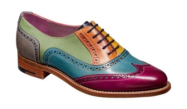 Step into style with multi-coloured brogues