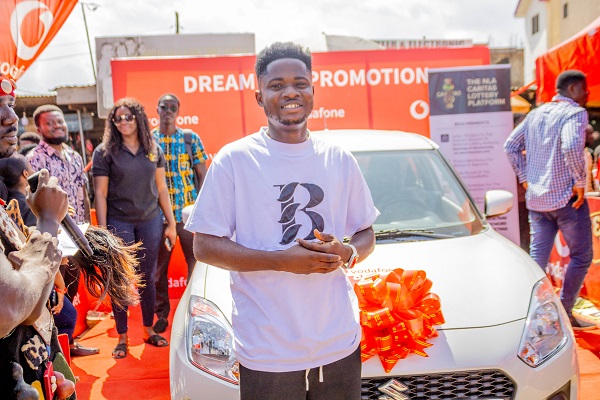 Vodafone Ghana gifts car, mobile phones, & other items in Dream Car Promotion