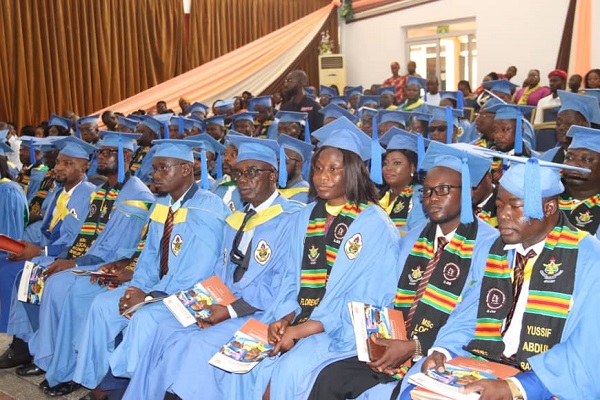 A section of the graduands at the ceremoney A section of the graduands at the ceremoney