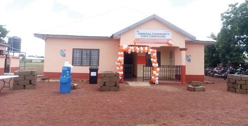   The Tarikpaa community CHPS compound 