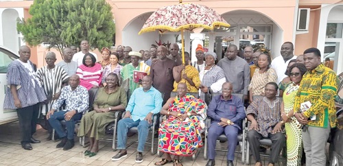 Dr Ibrahim Mohammed Awal (seated 3rd from left), Minister of Tourism, Arts and Culture, with some guests and participants in the event Dr Ibrahim Mohammed Awal (seated 3rd from left), Minister of Tourism, Arts and Culture, with some guests and participants in the event