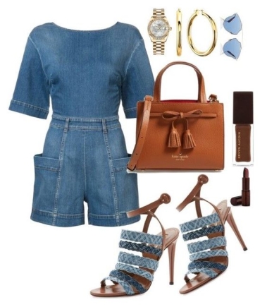 Denim-on-denim inspired