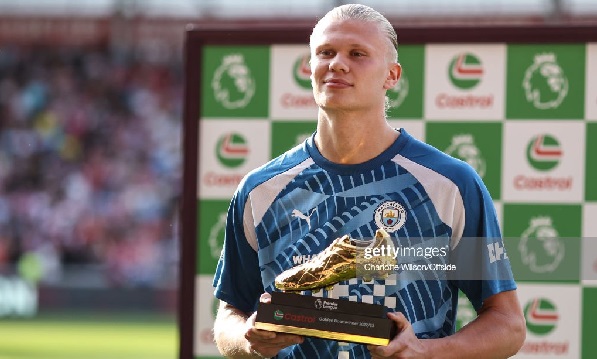 Erling Haaland won the English Premier League's Golden Boot