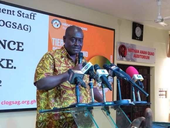 Isaac Bampoe Addo, Executive Secretary of CLOGSAG Isaac Bampoe Addo, Executive Secretary of CLOGSAG