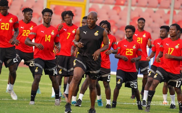 The Black Meteors training ahead of the tournament