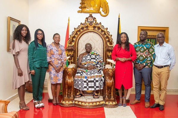 Otumfuor commends Vodafone for unwavering commitment to Asanteman Otumfuor commends Vodafone for unwavering commitment to Asanteman