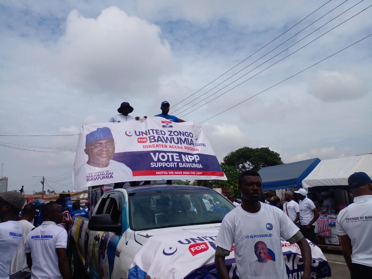 "It is possible"- Bawumia files flagbearer nomination forms with hundreds of NPP supporters