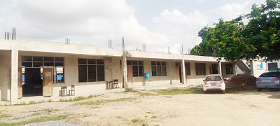 One of the uncompleted classroom blocks at MEDASS One of the uncompleted classroom blocks at MEDASS