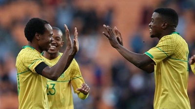 South Africa players celebrate