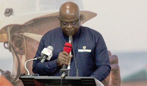 Thomas K. Alonsi, Director-General, Ghana Maritime Authority, speaking at the event Thomas K. Alonsi, Director-General, Ghana Maritime Authority, speaking at the event