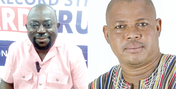  Peter Ayinbisa Ayamga — Upper East Communications Director of the  NPP and  Abdallah Jonathan Salifu — Upper East Regional Communication Officer of the NDC
