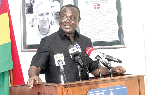Joseph Osei-Owusu, First Deputy Speaker of Parliament, speaking at the seminar. Picture: ERNEST KODZI Joseph Osei-Owusu, First Deputy Speaker of Parliament, speaking at the seminar. Picture: ERNEST KODZI
