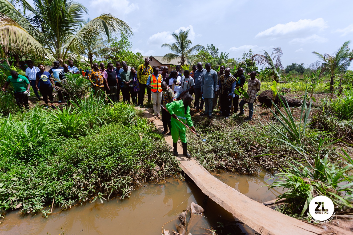 Health Committee of Parliament visits Mosquito Breeding Sites