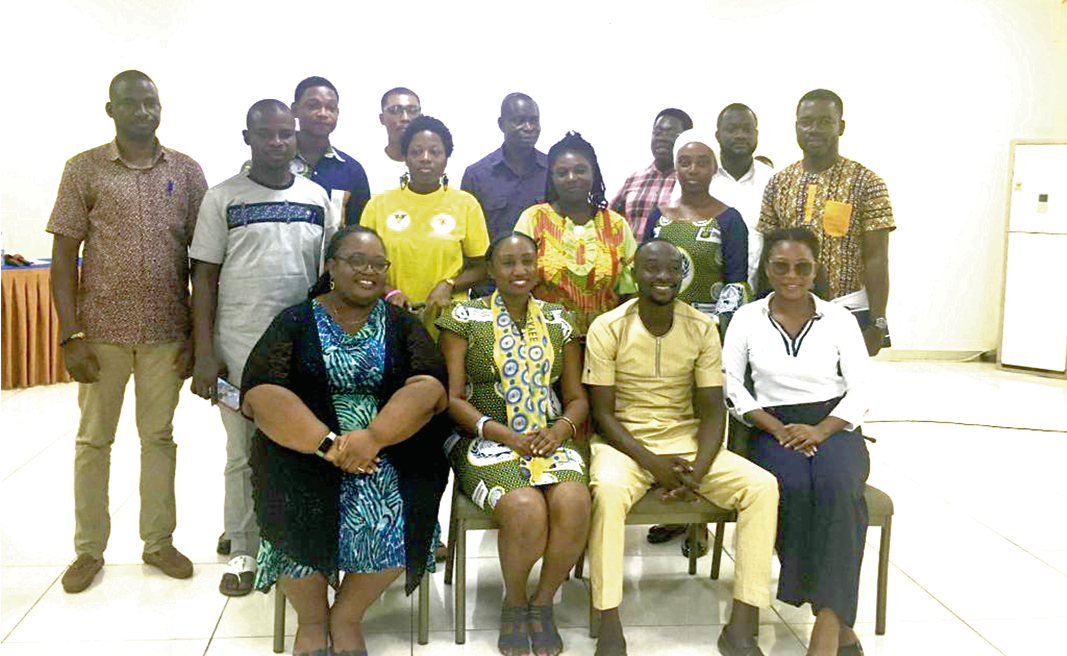 Dr Adriana Biney (middle) with the participants after the workshop Dr Adriana Biney (middle) with the participants after the workshop